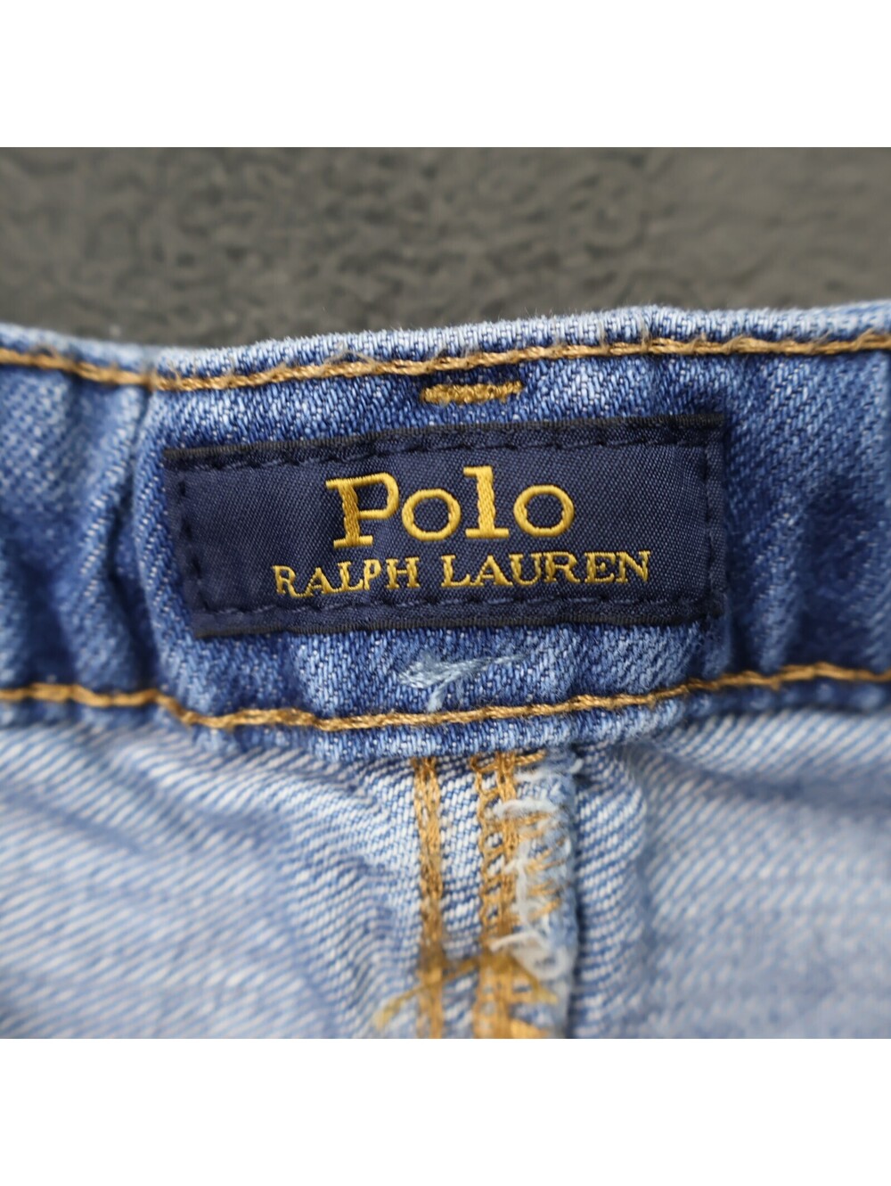 Polo Ralph Lauren Girls Denim Shorts with Colorful Side Labels - Picture 8 of 12